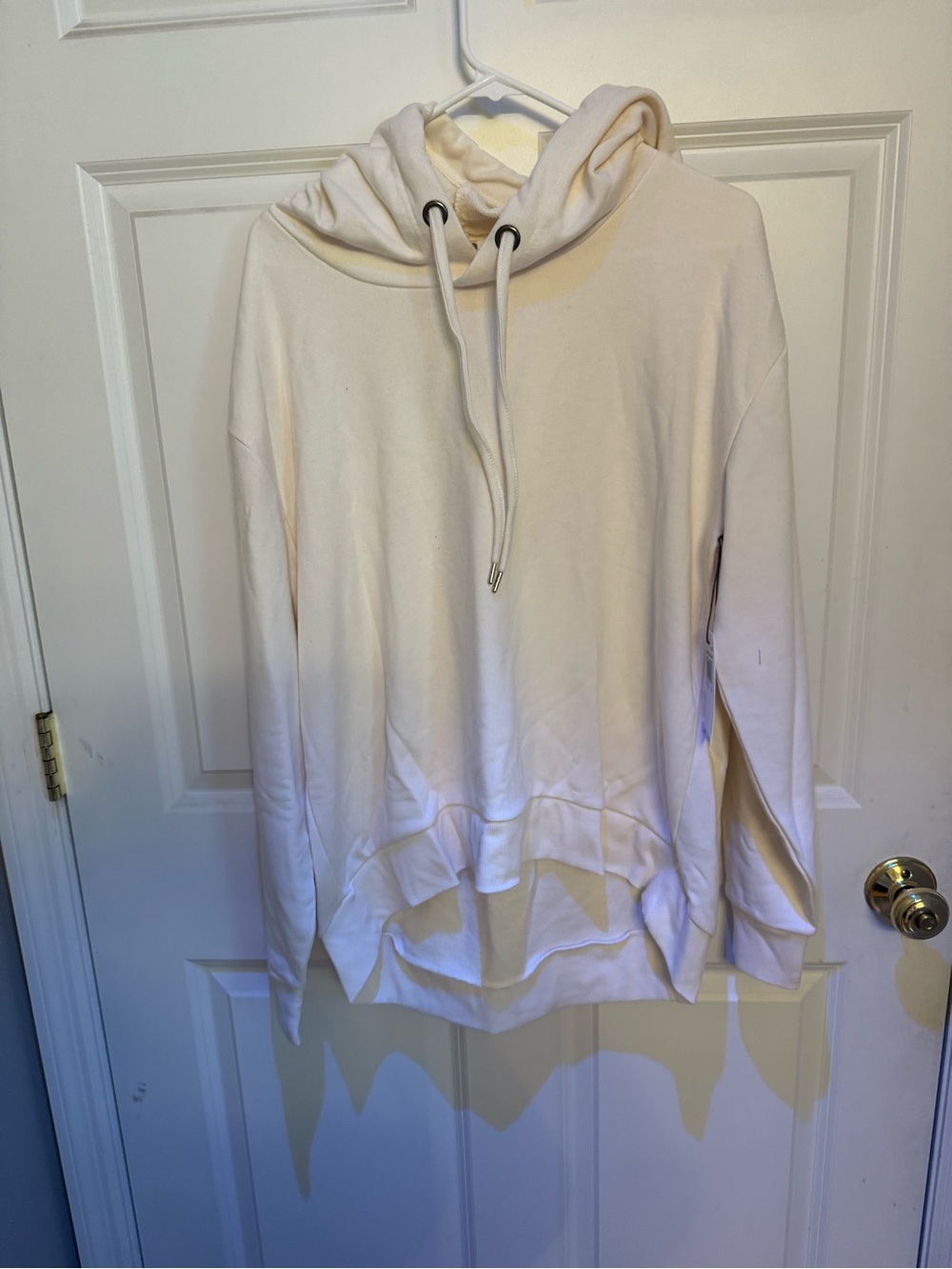 Three Dots "Christy" Pullover Hoodie in Sugar Swizzle Cream - Size XL (NWT)